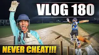 Umpire Said NOT OUT… But I Walked🔥| NEW Wicket Keeping Gloves🏏| Cricket Cardio Vlogs