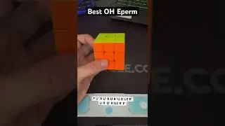 The Best E Perm for 3x3 OH! #rubikscube #3x3 #algorithm
