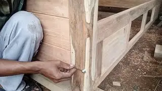 cara membuat dipan kayu,tempat tidur