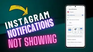 How To Fix Instagram Notifications Not Showing on Galaxy A55 Lock Screen