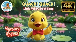 The Little Yellow Duck | Quack Quack Quack Song | 3D Animal Songs for Kids