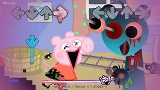 FNF Sprunki Horror All Phases vs Pibby Peppa Pig Sings Discovery Glitch - Incredibox Sprunki FNF Mod