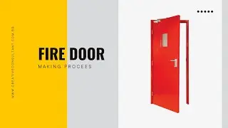 Step-by-Step Fire Door Manufacturing Process | Fire door making process 2025.