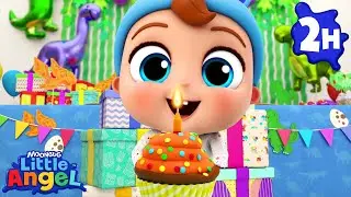 Baby John's Birthday Song!  🎂 | Little Angel | Special Kids Songs