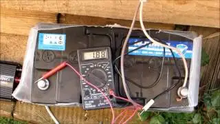 Работа контроллера Solar 80 при полностью заряженной батарее