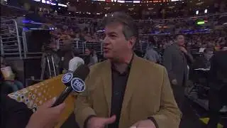 Advotocracy at a LA Lakers game.
