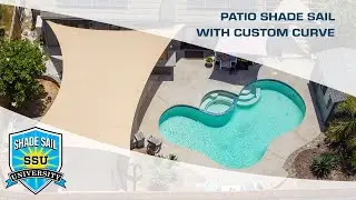 Custom Shade Sail By Pool | Backyard Project | Oceanside