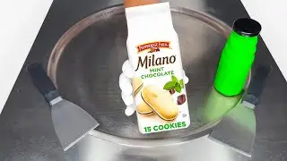 Milano Mint Chocolate Ice Cream Rolls || Best Cookies ASMR