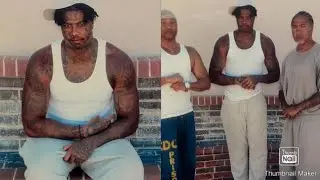 Blueface Shares Updated Photos Of Him In Prison & He Covered Up Chrisean Rock Tattoo!