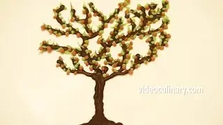 Easy Chocolate Decoration for Cakes - Tree Topper