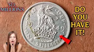 1948 king George vi One-shilling coin That Makes These THEese coin Valued!!!!!
