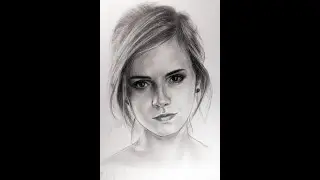 How to draw Emma Watson (Hermione) easy to draw step by step