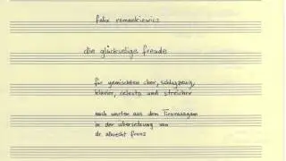 Felix Romankiewicz  -  die gl&uuml;ckselige freude (Schluss, live)