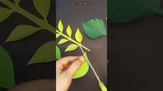 Paper leaf | Easy leaf cutting | paper craft | diy video
