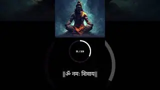 Om Namah Shivay 108 Times📿🕉✨️ // hat har mahadev 🙏🏻 #ytshorts #viral #trending #shorts