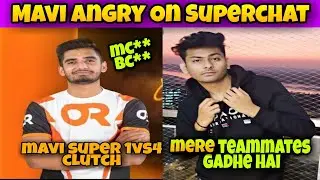 Mavi Angry On Superchat | Dynamo Angry On Teammates | Mavi 1vs4 Clutch