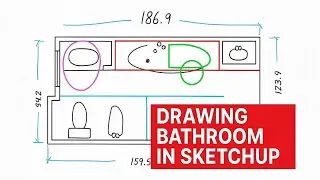 Haciendo modificaciones a ba&ntilde;o - Part 4 | Live : Sketchup + Vray
