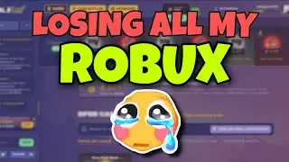 Losing 20,000 ROBUX gambling in 1 minute (RBLX Wild)