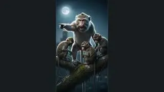Monkeys Stop Bank Robbery! 🐒👮‍♂️ #shorts
