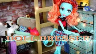 DIY - How to Make:  Doll Dresser - FURNITURE - Handmade - Doll - Crafts