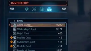 Anima crystal grinding spot