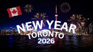 Toronto New Year Celebrations 2026 - CN Tower Fireworks 