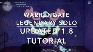The Division 1.8 - TUTORIAL for WARRENGATE LEGENDARY SOLO - with SKILLBUILD