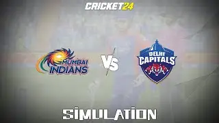 Cricket 24 (2023) - Mumbai Indians vs Delhi Capitals [Gameplay Simulation]