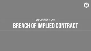 Breach of Implied Contract