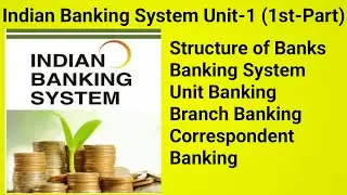 Indian Banking System|Structure of Banks|Banking System|Unit Banking|Branch Banking|Correspondent