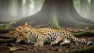 We Rescued an Injured Baby Leopard! 🐆  #animals #wildlife