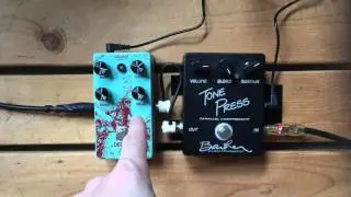 5 Minutes with Compressors - Walrus Audio Deep Six vs. Barber Tonepress - Pedal Demo