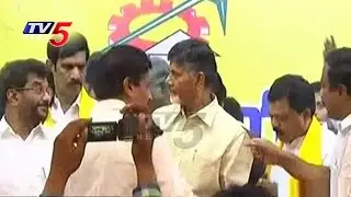 YCP MLAs Varupula Subba Rao and Sunil Joined TDP | CM Chandrababu | TV5 News