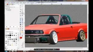 Virtual Tuning #15 By MichART In GIMP BMW 3 Cabrio (E30)