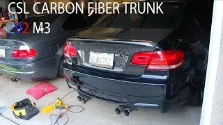 Carbon Fiber CSL Trunk Install | E92 M3