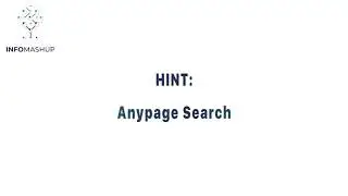 infoMASHUP: Anypage Search
