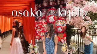spring in japan 🌸 kyoto + osaka travel vlog | onsens, temples, cherry blossoms, vintage shopping