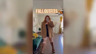 PLUS SIZE THRIFTED FALL OUTFITS🍂🧡 #shorts #youtubeshorts #outfit
