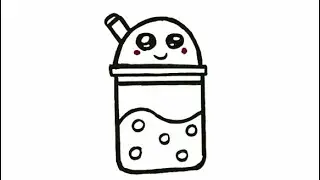 How To Draw Cute Drink Easy| Sonam Art and Drawing