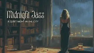 1940's Rainy Night Jazz | Vintage Bar Atmosphere with Smooth Trumpet & Piano