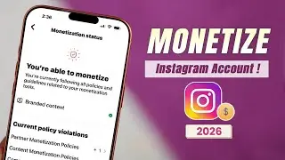 How To Monetize Instagram Account in 2026 [Complete Guide]