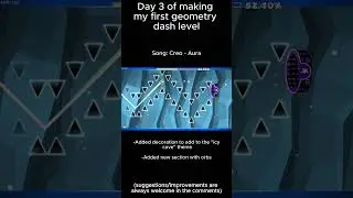 Geometry Dash Level - Day 3 #geometrydash # #creo #aura #level