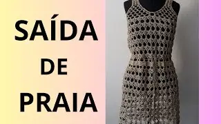 SAIDA DE PRAIA OU VESTIDO EM CROCHE
