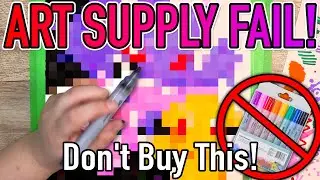 Kmart Paint Pen FAIL?! ❌ DON&rsquo;T BUY This Art Supply! ☹️
