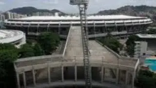 Rio firefighter plays uplifting trumpet at 150 ft