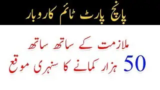 Top 5 Best Part Time Business ideas For Jobholder And Students | Small business ideas In Pakistan