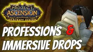Warcraft Reborn Features: Professions & Immersive Item Drops [React]