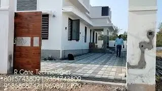 MS Sliding Gate with HPL Wood | Modern Gate 2025 | DIY | Automatic Gate | R Gate Technologies&reg;