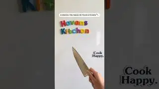 The Only Knives You Need In Your Kitchen | #shorts #kitchenknives #cookingtips #kitchentools