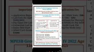 MPPEB Patwari Recruitment 2023|Mp Patwari Vacancy 2023|Er. Abhishek dhakad